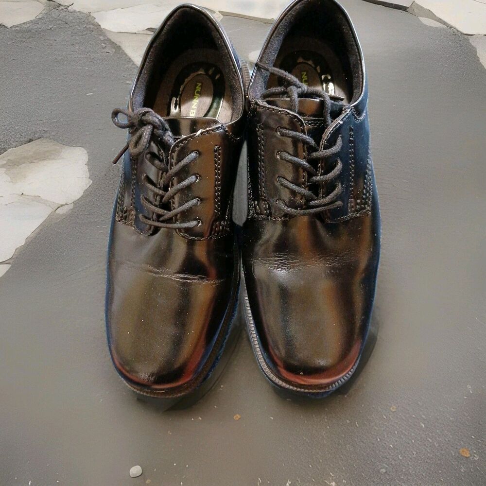 Nunn Bush Comfort Gel Black Shoes Size8.5 Dress Shoes